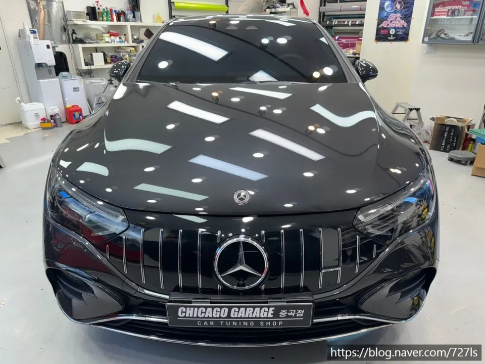 Mercedes-Benz EQE PPF施工事例｜費用目安と仕上がり 写真