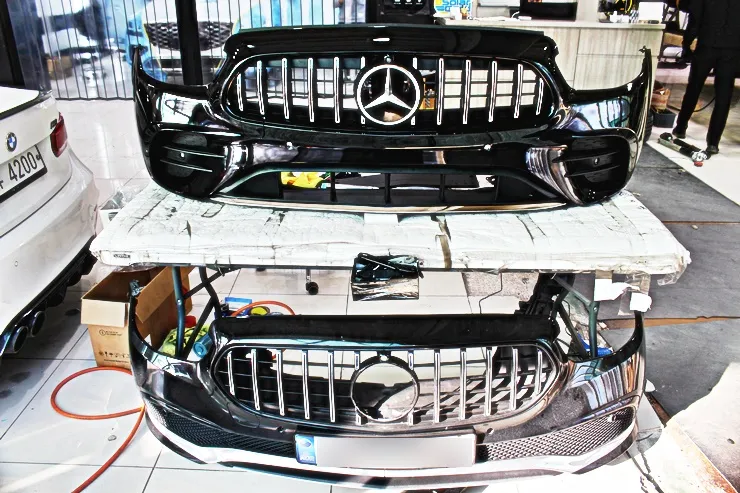 Mercedes-Benz E-Class W213 body repair - Mercedes-Benz E-Class W213 Body Repair & Painting: AMG Design Upg photo 5