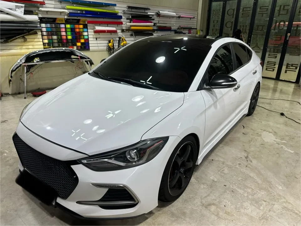 Hyundai Elantra ADのガラスコーティング事例|費用目安・仕上がり 施工写真 2-2