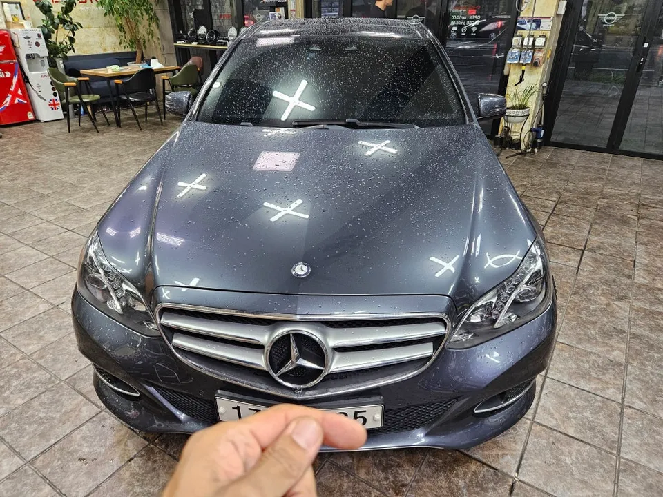 Mercedes-Benz E-Class W212 body repair installation result