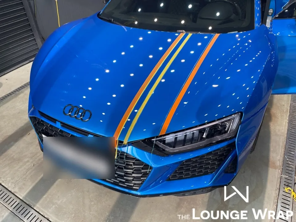 Audi R8のカーラッピング事例|費用目安・仕上がり 施工写真 2-2