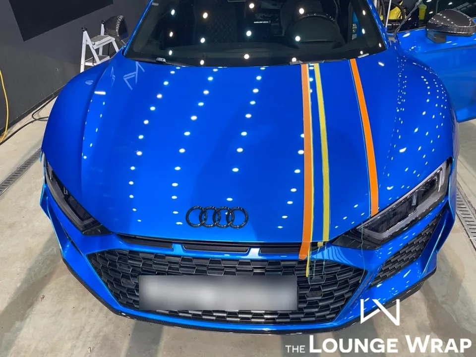 Audi R8のカーラッピング事例|費用目安・仕上がり 施工写真 3-2