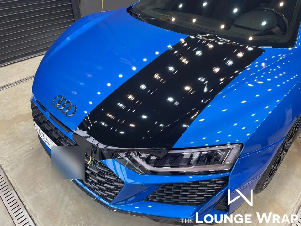 Audi R8のカーラッピング事例|費用目安・仕上がり 施工写真 1-3