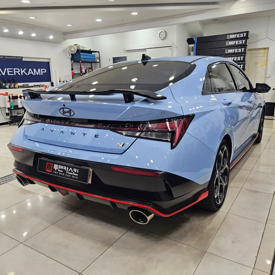 Hyundai Elantra N PPF施工事例|費用目安・仕上がり 施工写真 1-2