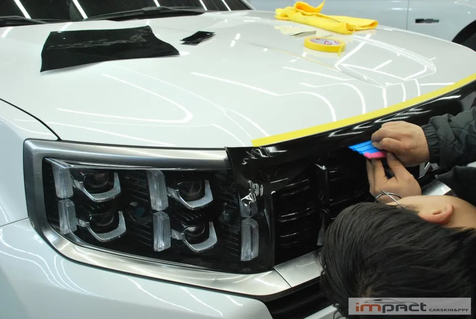 Kia Mohave The Master vinyl wrap - Kia Mohave The Master Vinyl Wrap Installation Review — Cost photo 4