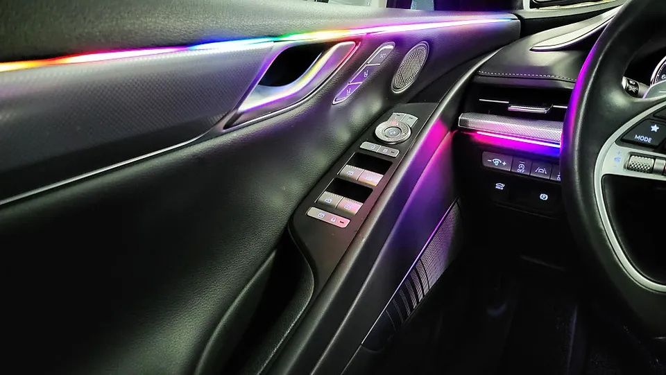 Genesis G80 RG3 ambient lighting - Genesis G80 RG3 Ambient Lighting Review — Cost & Results photo 6