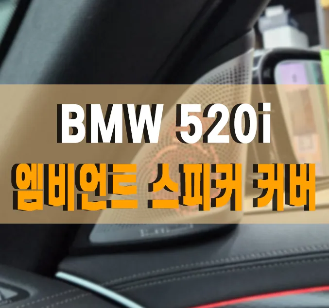 BMW 5 Series ambient lighting installation result