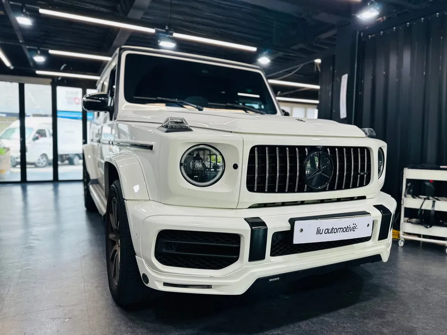 Mercedes-Benz G63 AMG Fuel Door Cover Upgrade Review Before