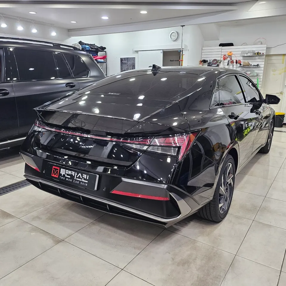 Hyundai ElantraのPPF施工事例｜費用目安・仕上がり 施工写真 1-2