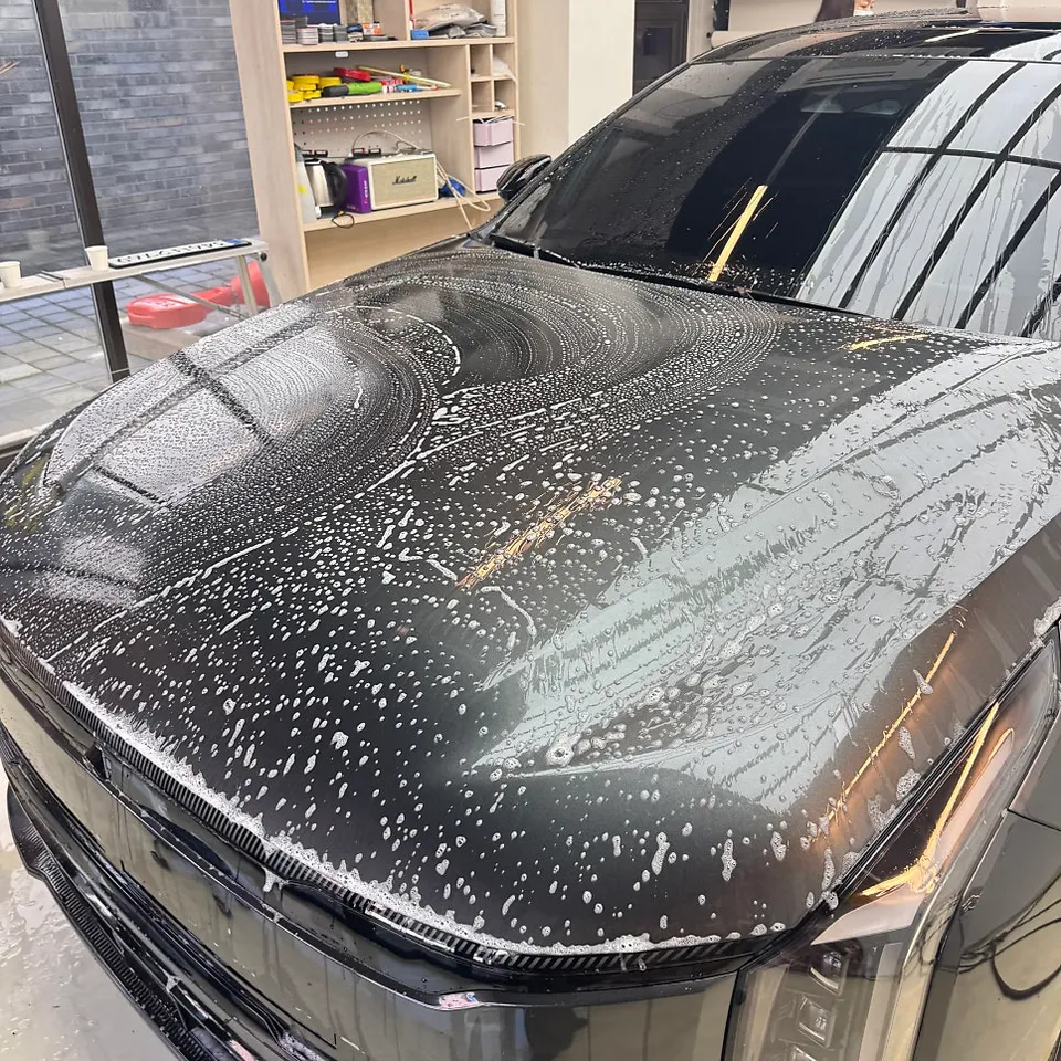 Kia K8の無光PPF施工事例|高級感と保護効果 施工写真 1-2