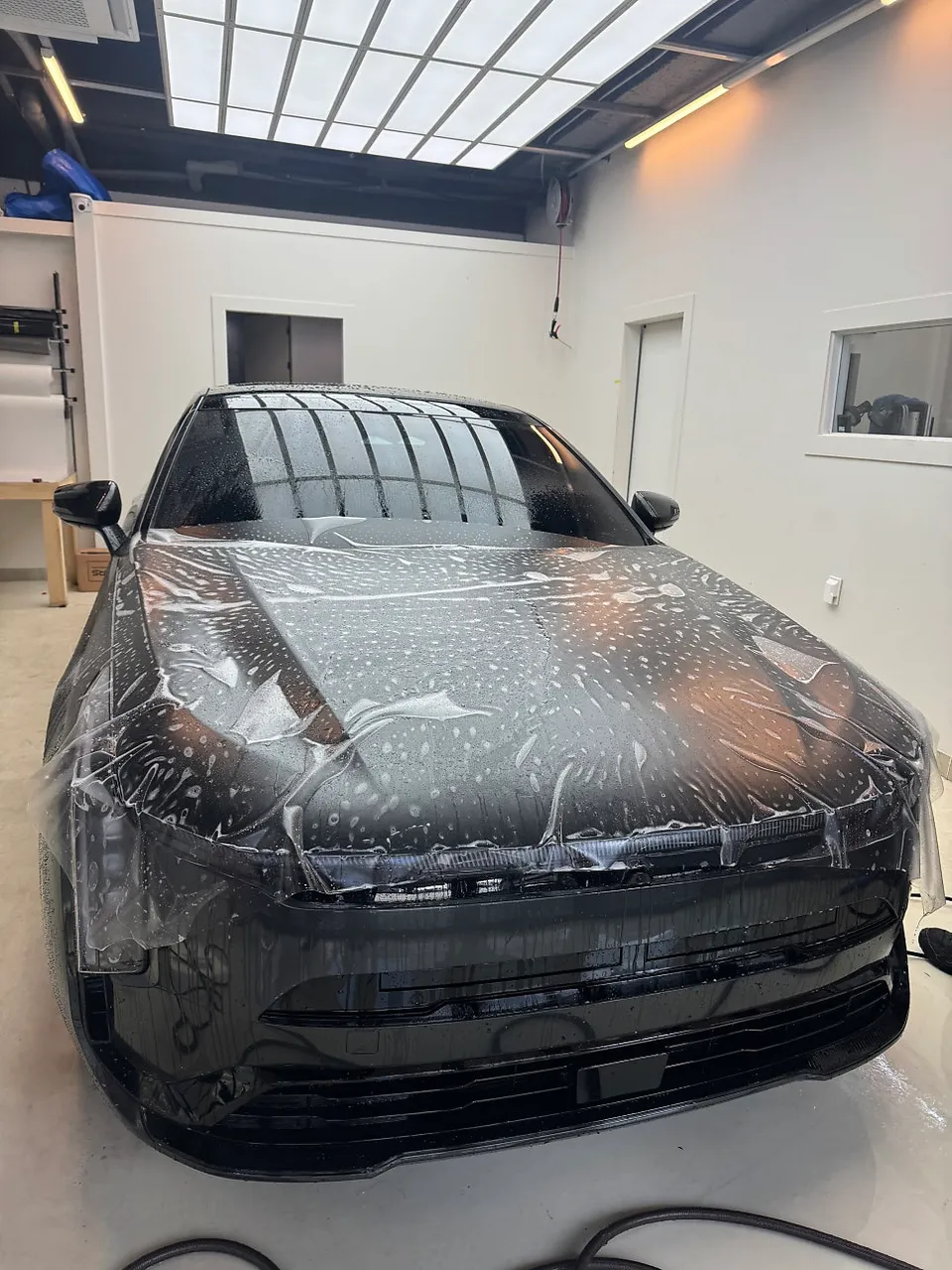 Kia K8の無光PPF施工事例|高級感と保護効果 施工写真 3-2