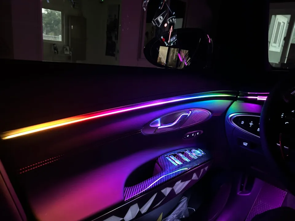 Genesis GV70 Ambient Lighting Review: Enhanced Interior LEDs photo 2