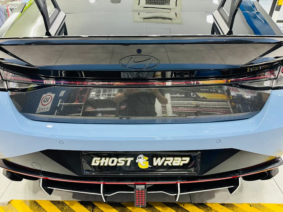 Hyundai Elantra N PPF施工事例｜GTウィング・トランクのカスタム 施工写真 2-2