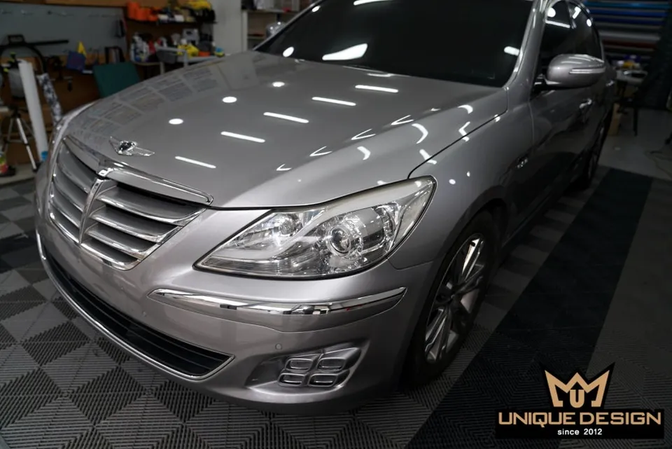 Kia K5 vinyl wrap - Kia K5 Vinyl Wrap Review — Satin Dark Gray Transformation photo 3