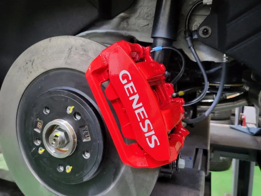 Genesis GV80 Coupeのホイールリペア・塗装事例 施工写真 4-2