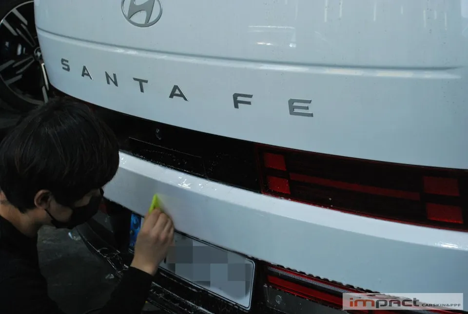 Kia Santa Fe MX5 PPF施工事例|費用目安と仕上がり 施工写真 1-2
