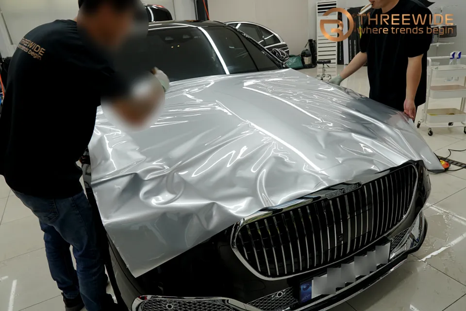 Maybach S580のカーラッピング事例|費用目安・仕上がり 施工写真 2-2