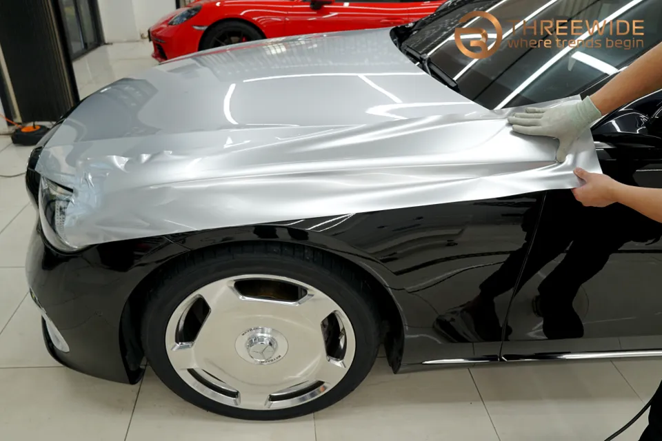 Maybach S580のカーラッピング事例|費用目安・仕上がり 施工写真 1-3