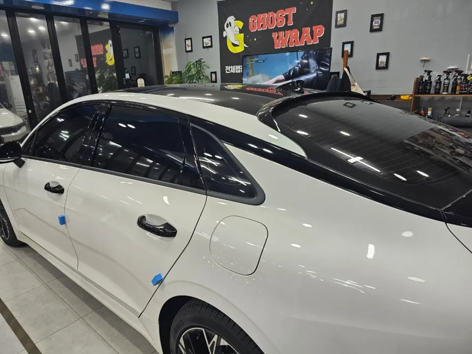 Kia K5 DL3のカーラッピング事例｜費用目安・仕上がり 施工写真 4-2