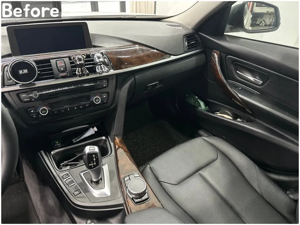 BMW 3 Series F30のカーラッピング事例｜内装ドレスアップ 施工写真 1-1
