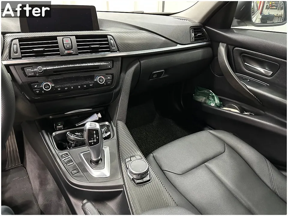 BMW 3 Series F30のカーラッピング事例｜内装ドレスアップ 施工写真 2-1