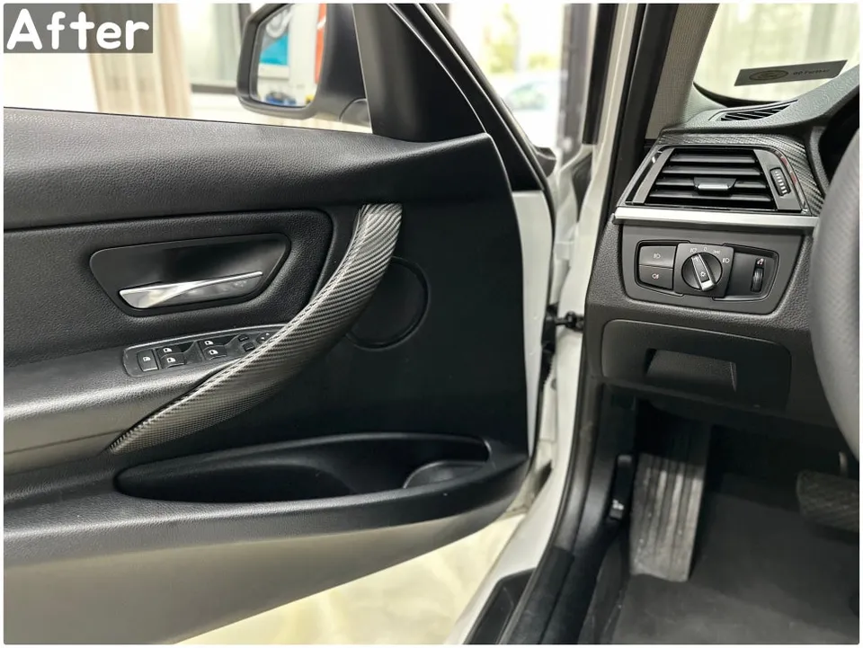 BMW 3 Series F30のカーラッピング事例｜内装ドレスアップ 施工写真 2-3