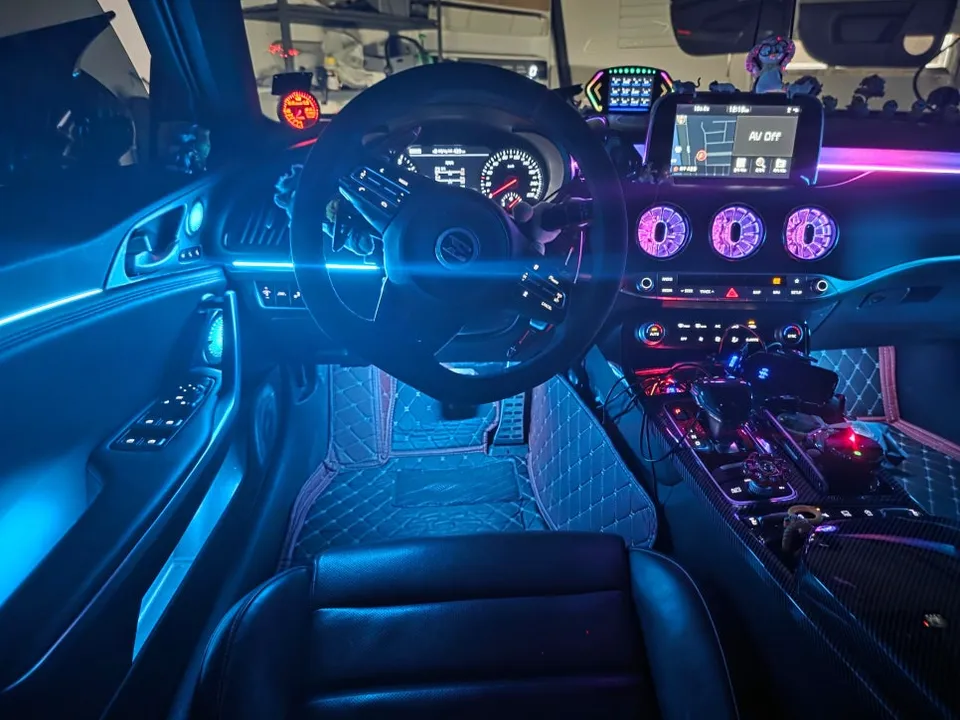 Kia Stinger ambient lighting - Kia Stinger Ambient Lighting Review: Cost & Results photo 4
