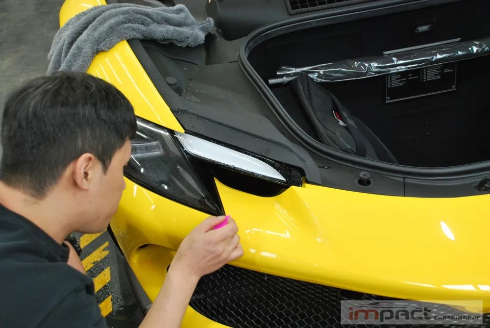 Ferrari 296 GTS PPF施工事例｜韓国での実例紹介 施工写真 1-2