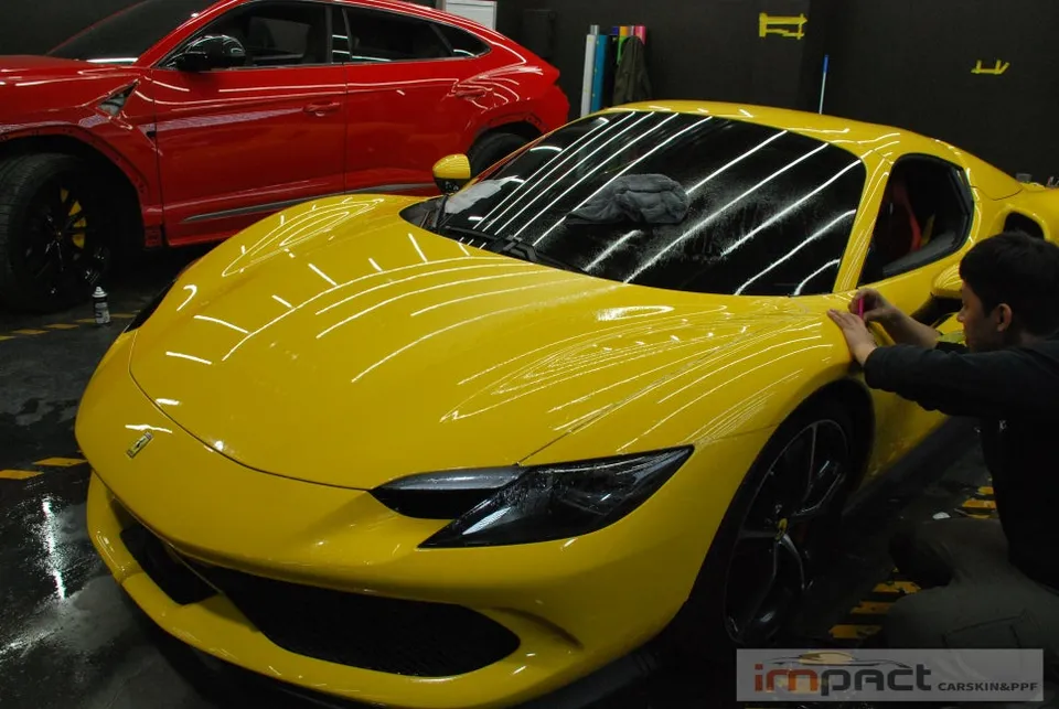 Ferrari 296 GTS PPF施工事例｜韓国での実例紹介 施工写真 2-3