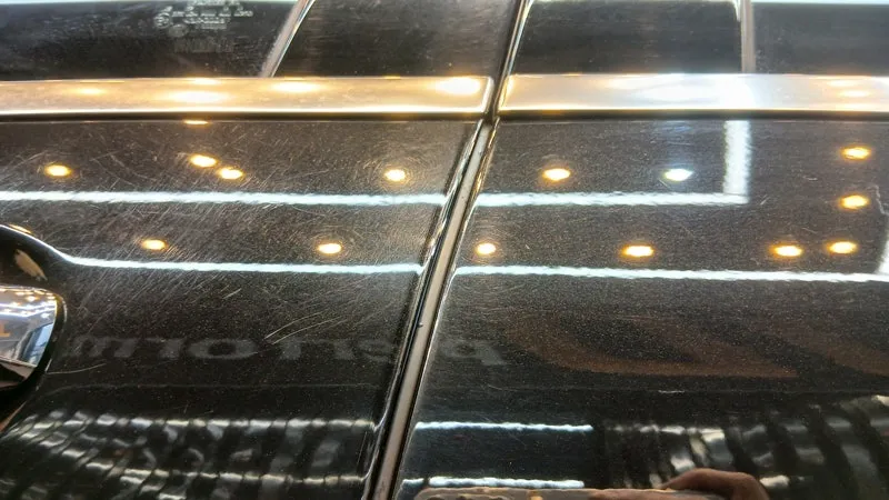 メルセデス・ベンツ Sクラス W222のガラスコーティング事例 施工写真 1-3