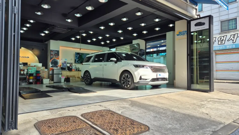 Kia Carnival KA4 oem options installation result