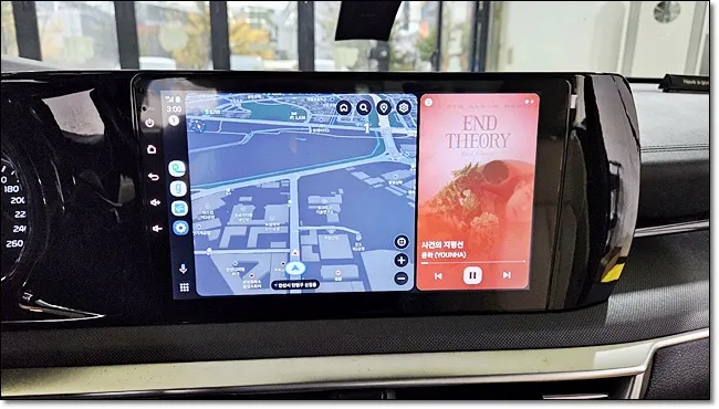 Kia K5のAndroid Auto・CarPlay取付事例 施工写真 6