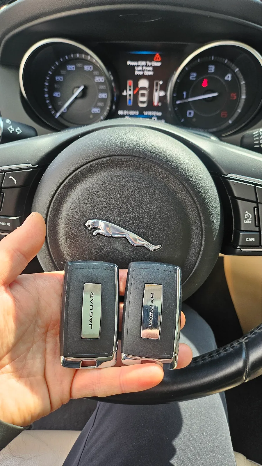 Jaguar XE oem options installation result