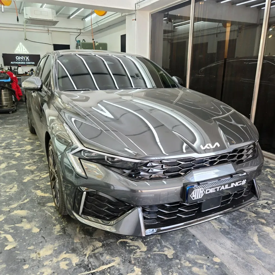 Kia K5のPPF施工事例|費用目安と仕上がり 施工写真 1-2