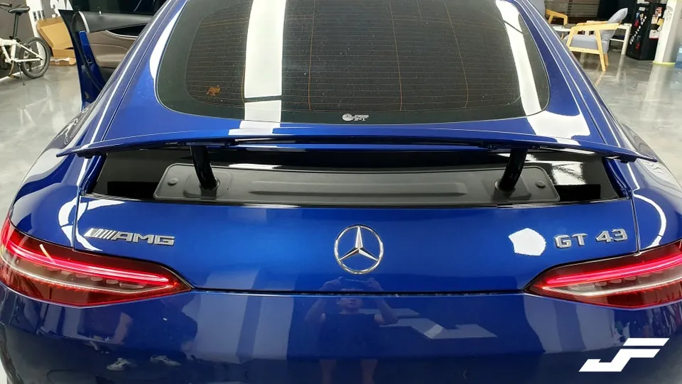Mercedes-Benz AMG GT 43 カーラッピング事例|費用目安・仕上がり 施工写真 1-3