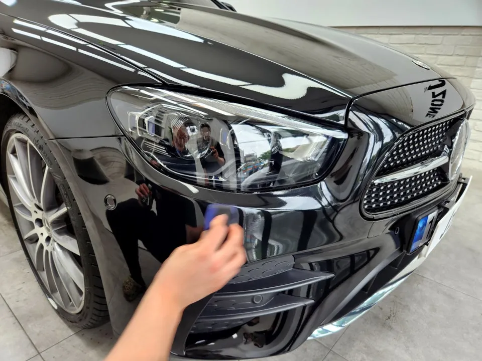 BMW X7のガラスコーティング事例|韓国での施工費用目安 施工写真 4-2
