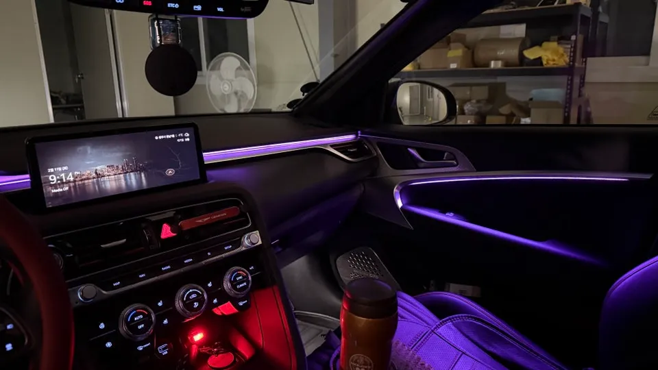 Genesis G70 ambient lighting - Genesis G70 Ambient Lighting Review: Cost & Results photo 4