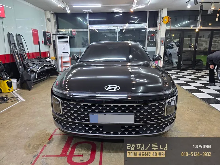 Hyundai Grandeur GN7のカーラッピング事例|費用目安・仕上がり 施工写真 1-1