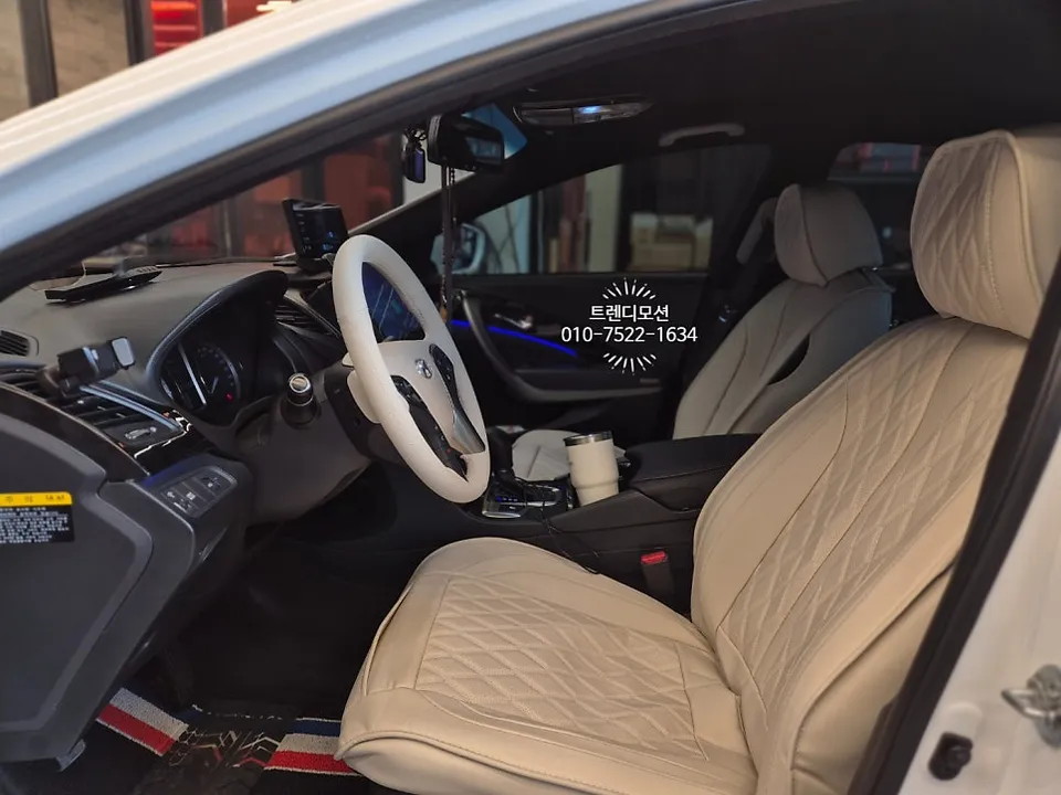 Hyundai Grandeur HG steering wheel - Hyundai Grandeur HG Steering Wheel Customization Review photo 3