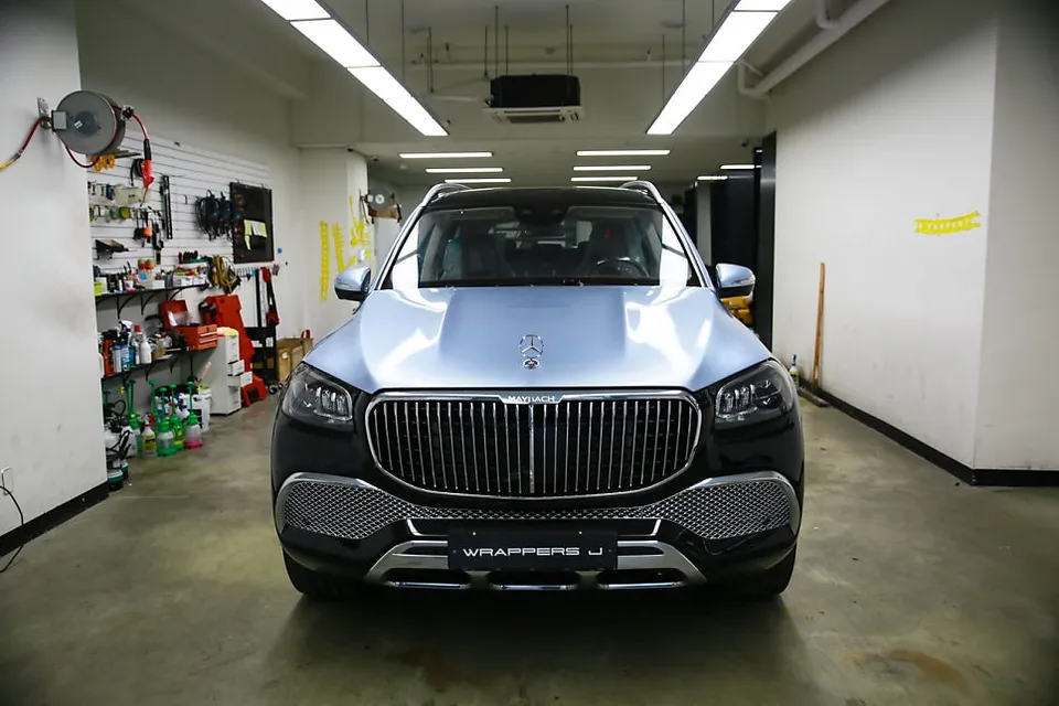 Mercedes-Benz GLSのカーラッピング事例｜費用目安・仕上がり 施工写真 1-3