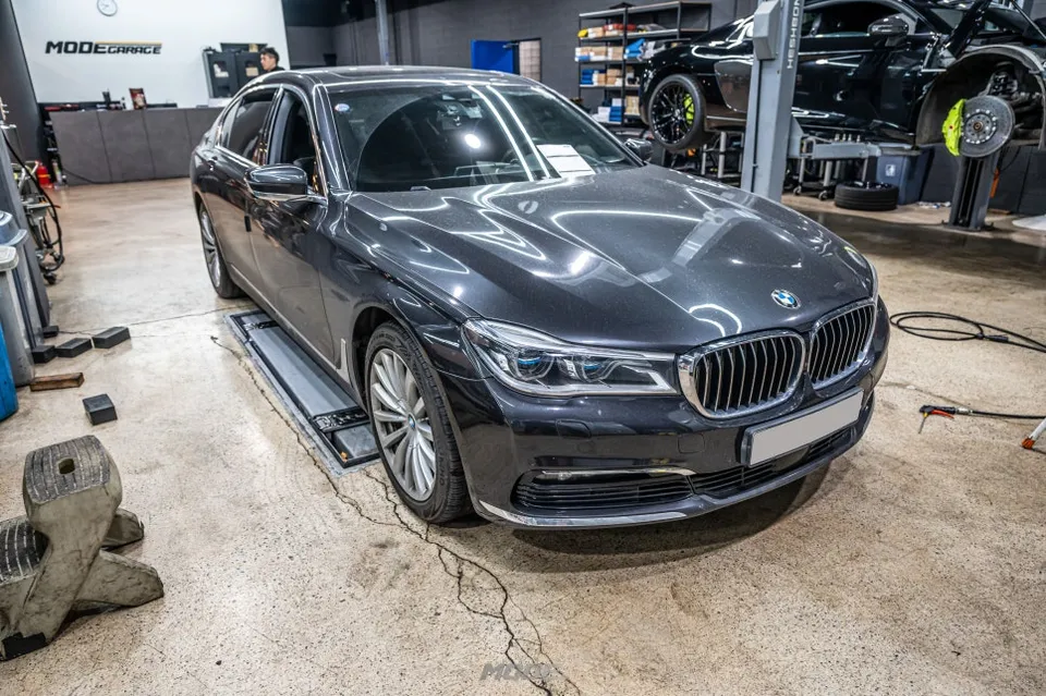 BMW 7 Series G11/G12 exhaust upgrade installation result