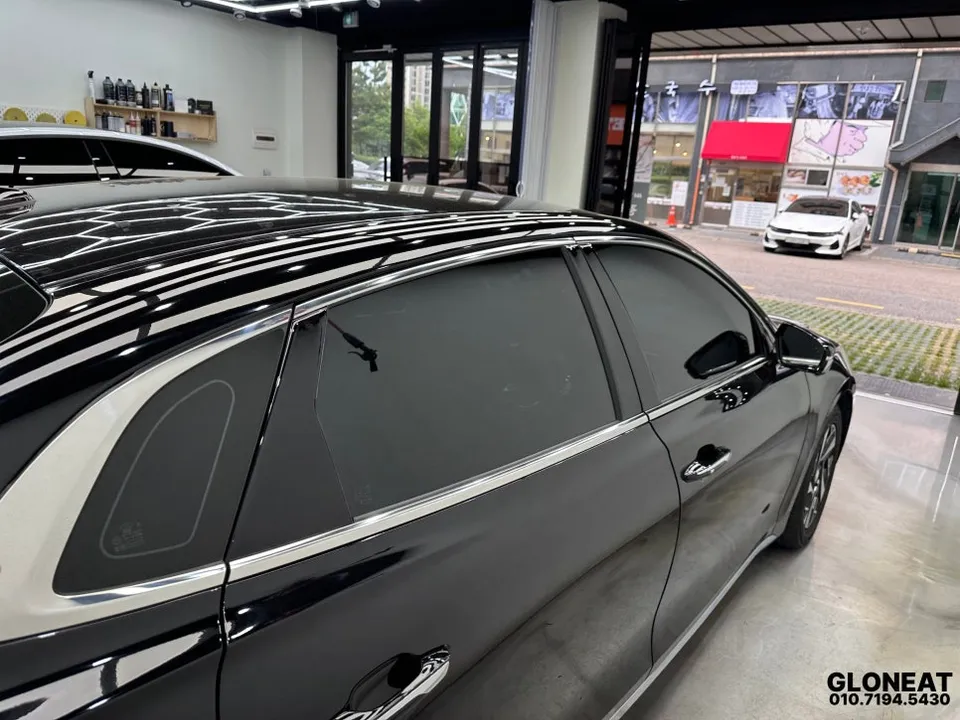 Hyundai Grandeur IG カーフィルム施工事例|費用目安・仕上がり 施工写真 1-2