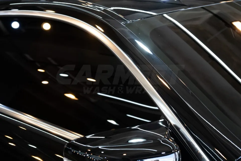 BMW 8 Seriesのカーラッピング事例｜クロームパーツのブラックアウト 施工写真 1-2
