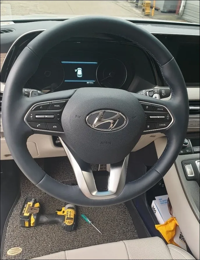 Hyundai Palisade steering wheel - Hyundai Palisade Custom Steering Wheel Review — Enhanced Interior photo 3