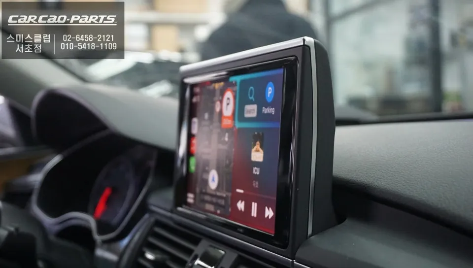 Audi A7のAndroid Auto・CarPlay取付事例 施工写真 2-2