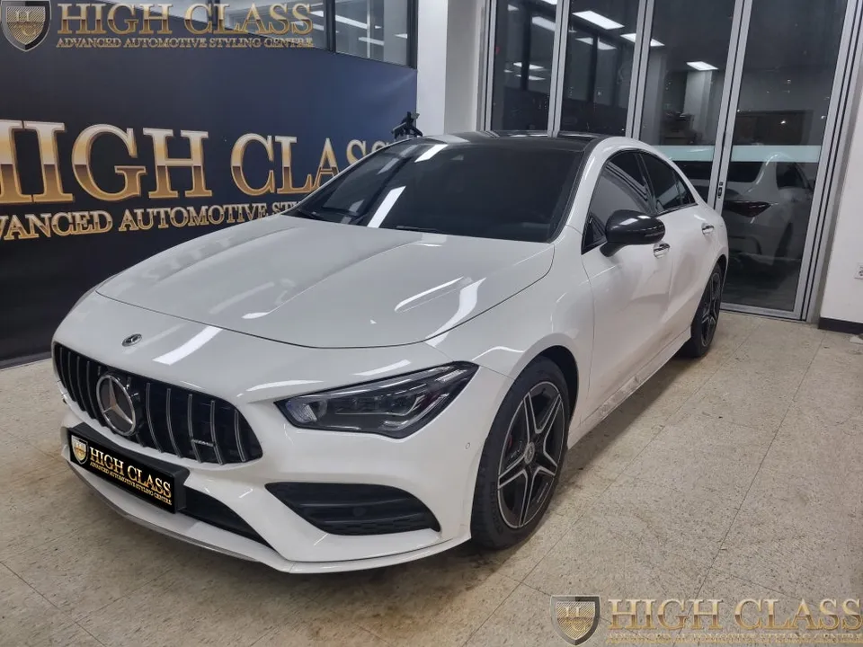 Mercedes-Benz CLA car audio installation result