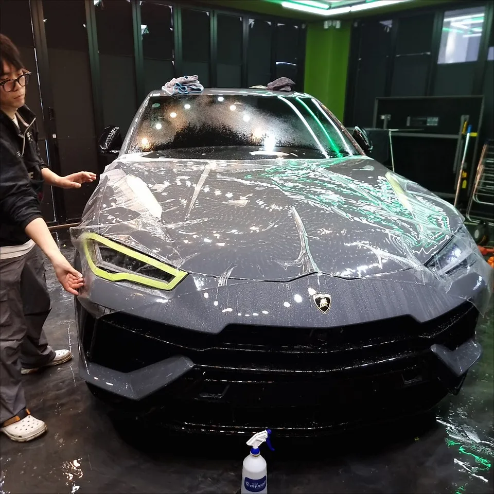 Lamborghini Urus PPF施工事例|韓国での実例と費用目安 施工写真 1-1