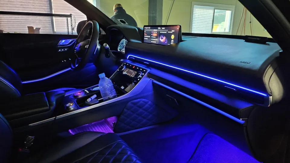 Genesis GV80 ambient lighting - Genesis GV80 Ambient Lighting Upgrade Review photo 4