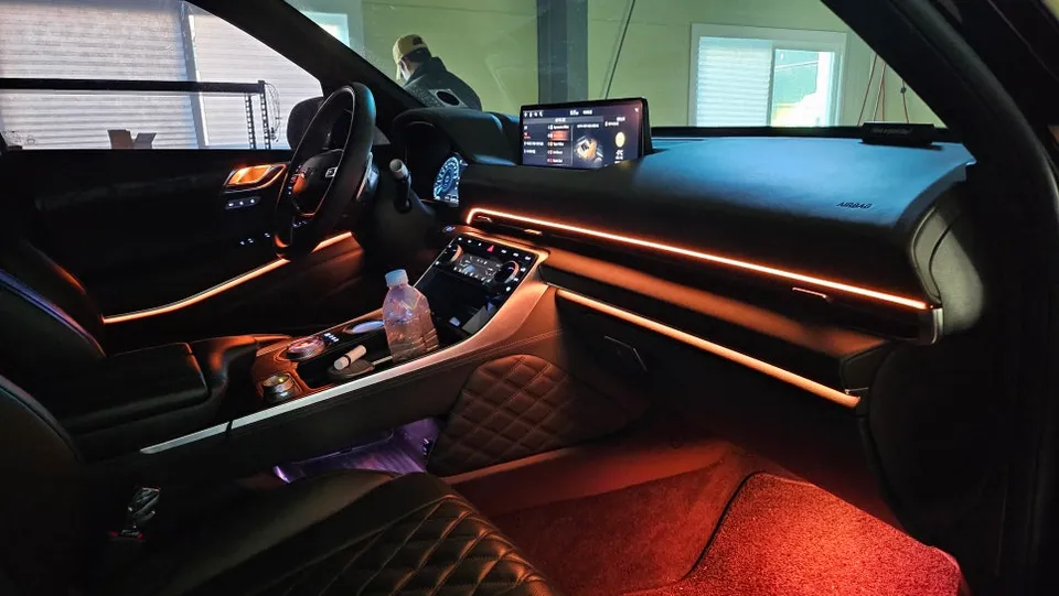 Genesis GV80 ambient lighting - Genesis GV80 Ambient Lighting Upgrade Review photo 5