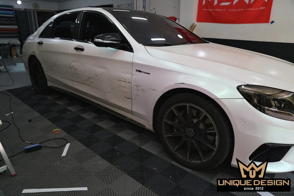 Mercedes-Benz S63AMG vinyl wrap - Mercedes-Benz S63AMG Vinyl Wrap Review — Premium Finish photo 4